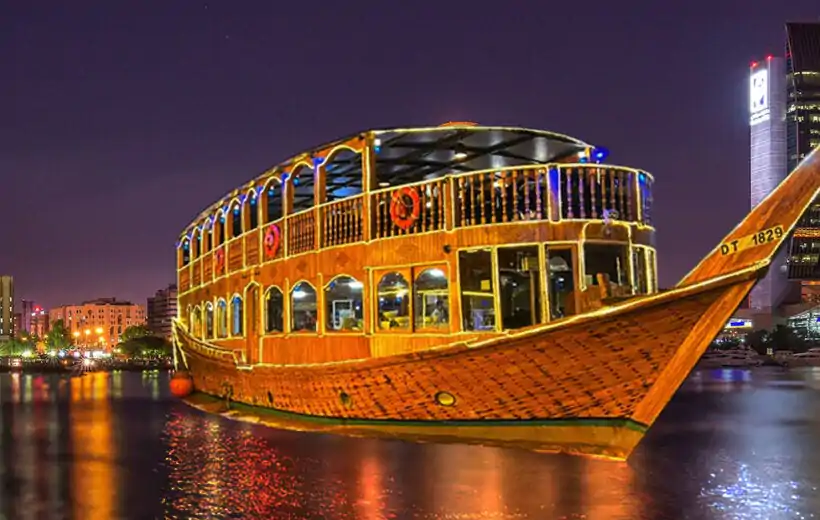 Dhow cruise dinner